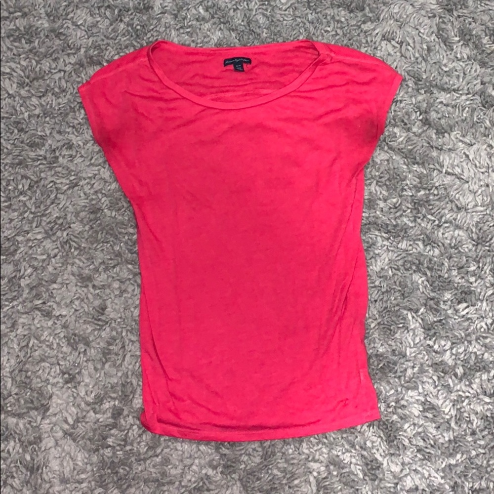 American Eagle Pink Batwing Top